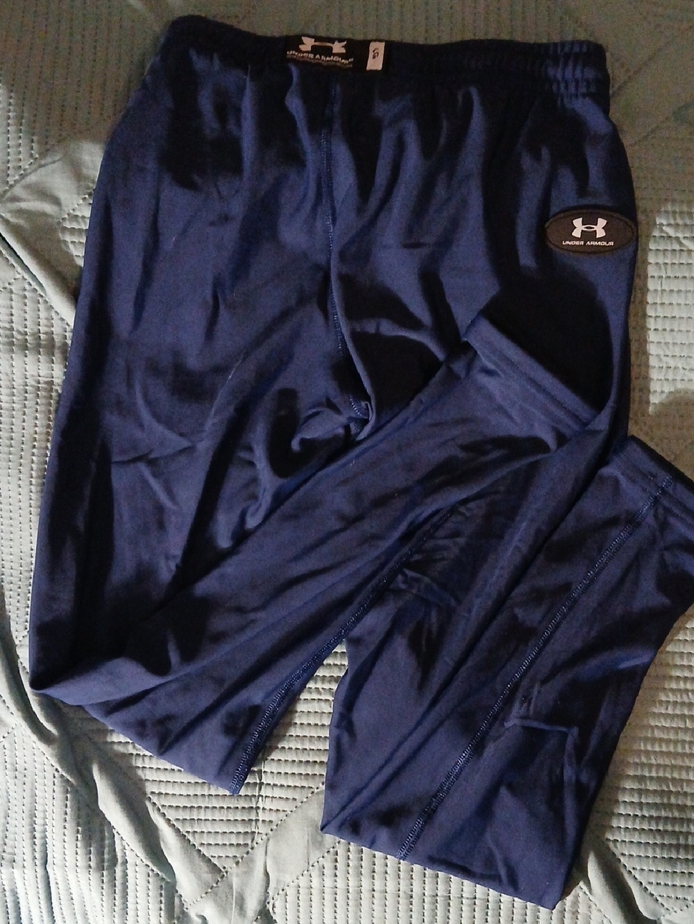 Under Armour 'RARE' Performance Apparel Vintage Navy Blue Compression Pants